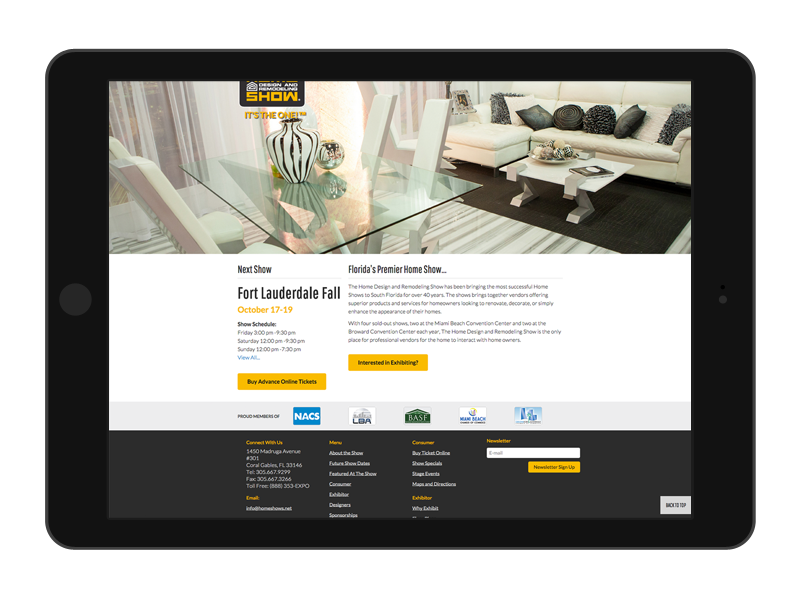 responsive web design home design and remodeling show