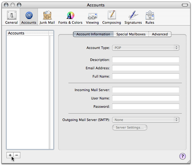 apple email configuration