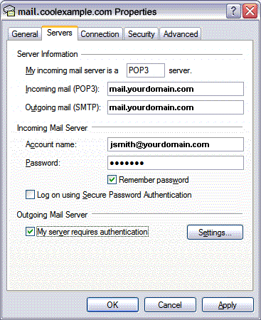 outlook configuration