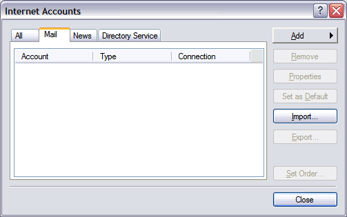 outlook configuration