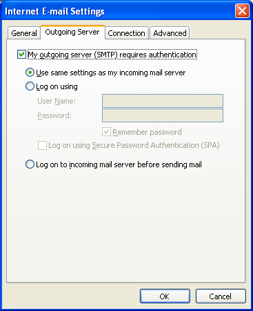 outlook configuration