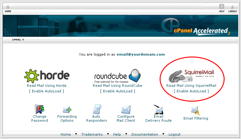webmail configuration